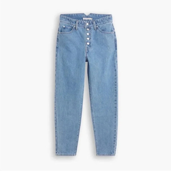 Levi’s High Waisted Notch 90s vintage style Mom Jean Size 27 - Picture 1 of 14